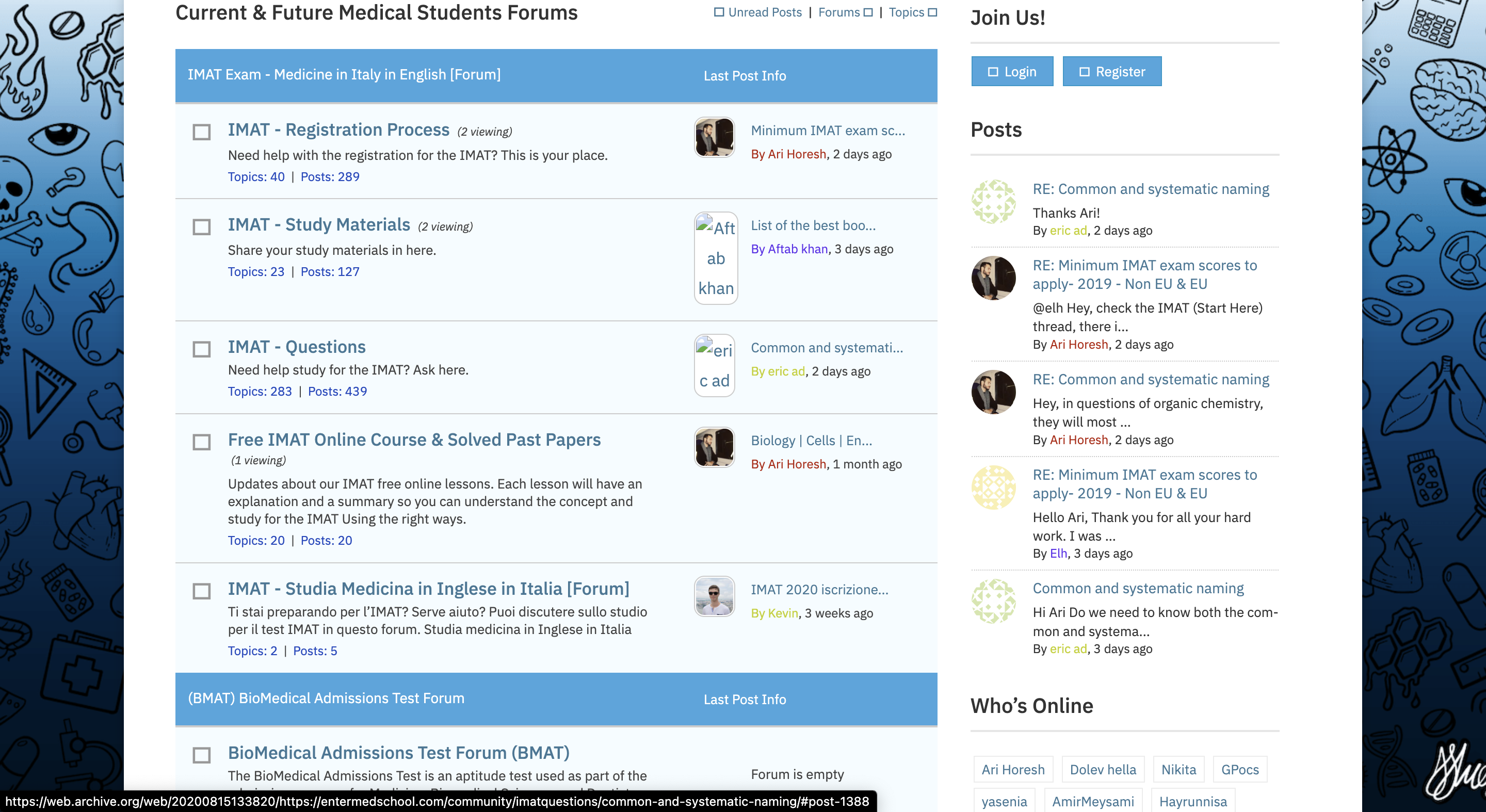 EnterMedSchool IMAT Study Groups