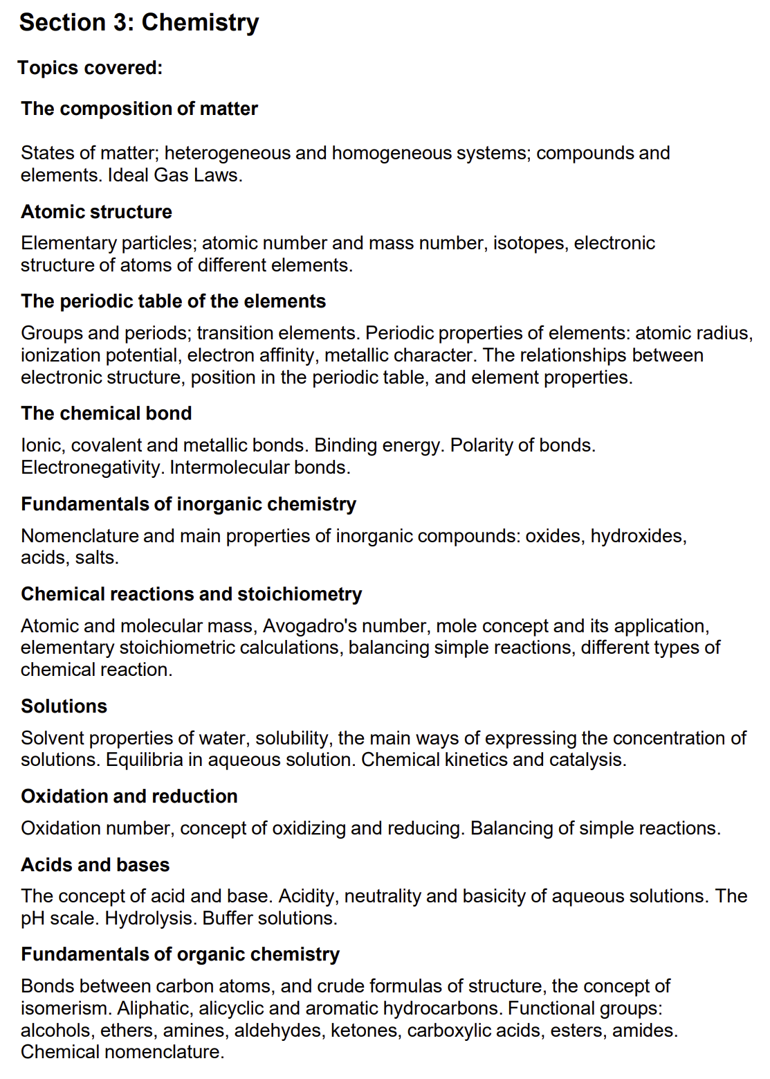 phd course work syllabus chemistry