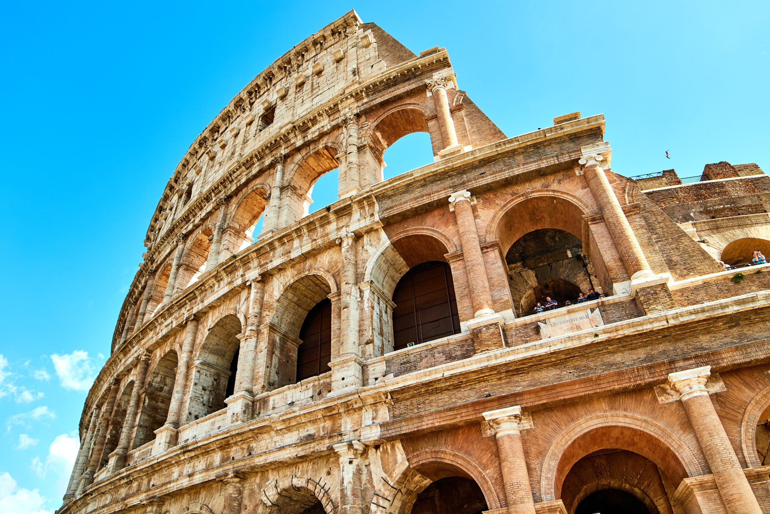 The Colosseum of Rome, Central Italy