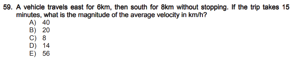 IMAT 2023 Phsyics question example